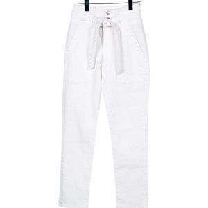Veronica Beard High-Rise Straight Leg Jeans